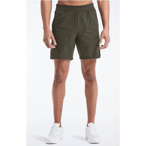 Public Rec Flex Short in Olive Green Size 34 - Picture 1 of 7